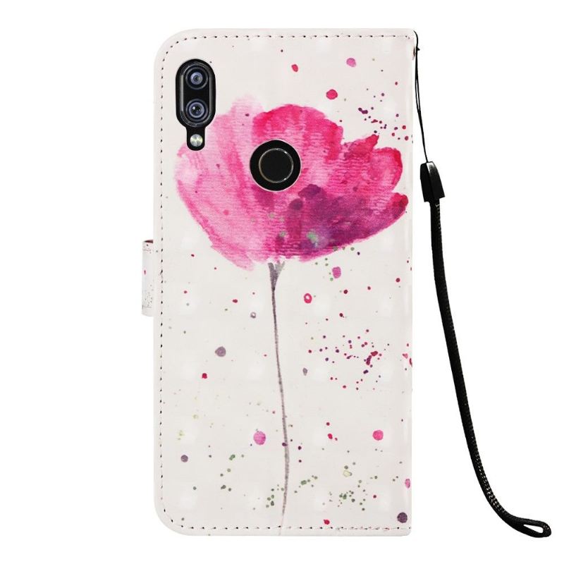 Lederhüllen Für Xiaomi Redmi Note 7 Rosa Blume