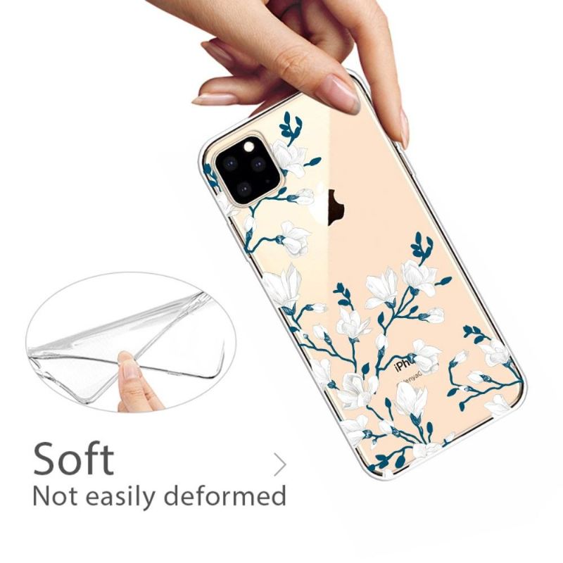 Handyhülle Für iPhone 11 Pro Max Weiße Blumen