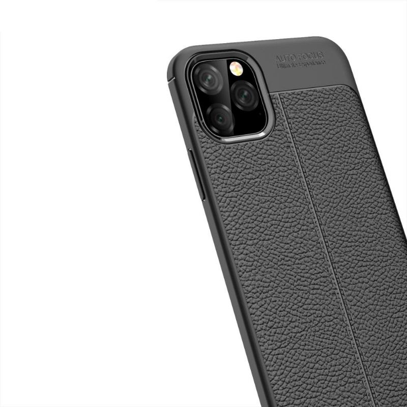 Hülle Für iPhone 11 Pro Max Anti-Sturz Finish-gel Für Kunstleder