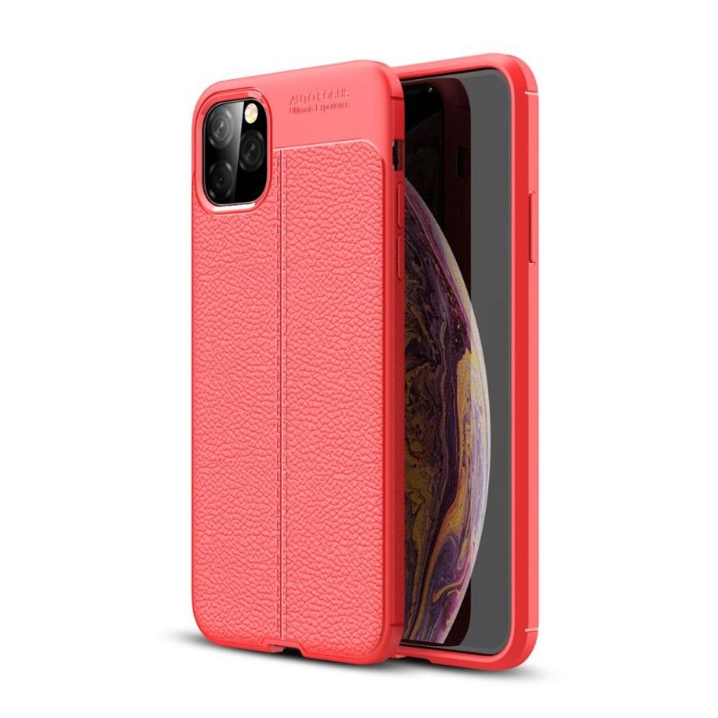 Hülle Für iPhone 11 Pro Max Anti-Sturz Finish-gel Für Kunstleder