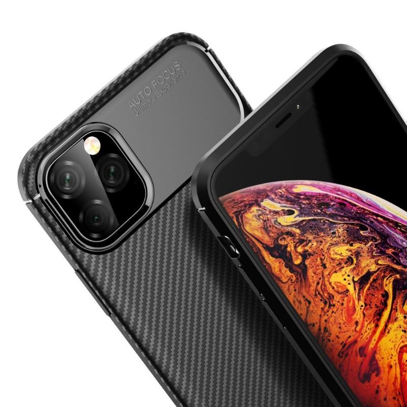 Hülle Für iPhone 11 Pro Max Carbon Edel