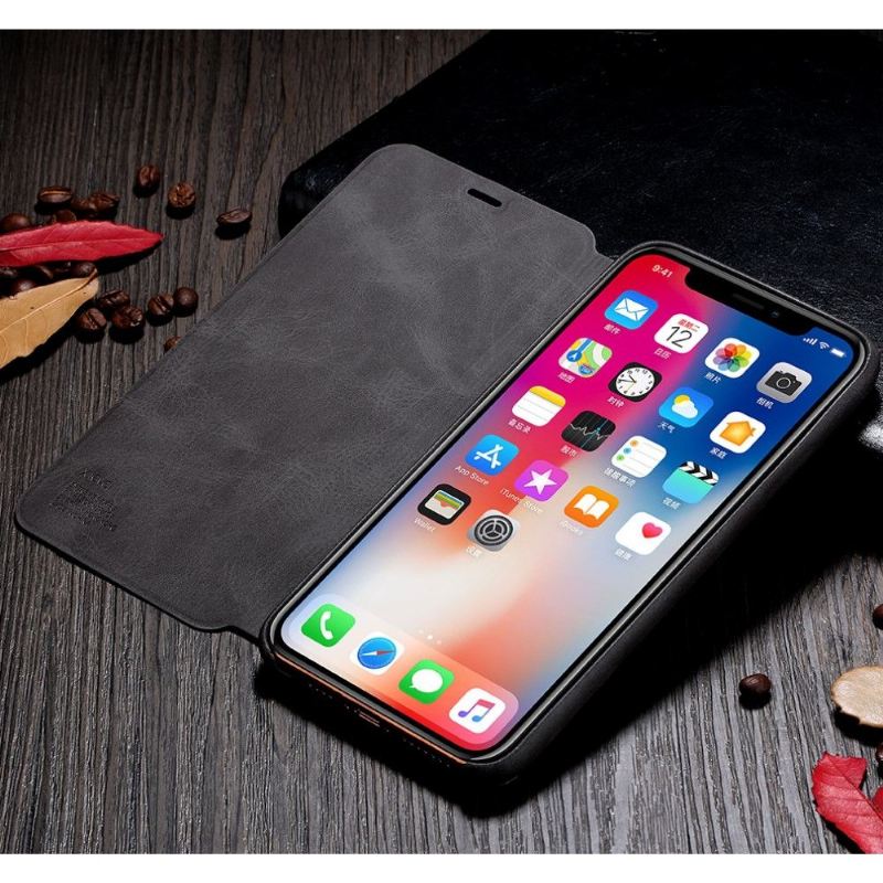 Lederhüllen Für iPhone 11 Pro Max Anti-Sturz Leder Im X-level-stil