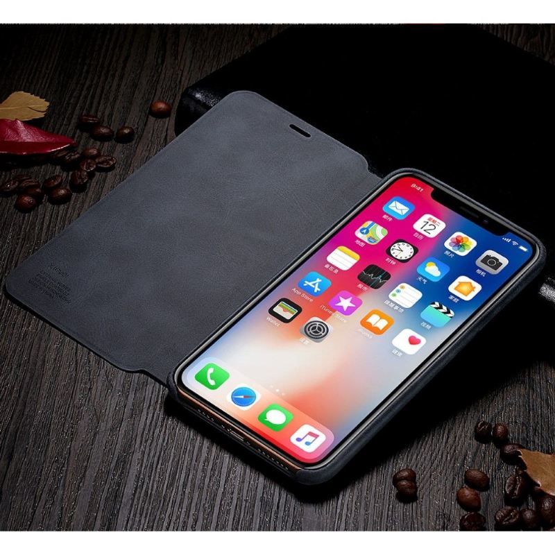 Lederhüllen Für iPhone 11 Pro Max Anti-Sturz Leder Im X-level-stil