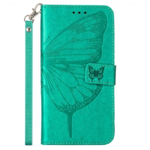 Lederhüllen Für Xiaomi Redmi Note 12 5G Blumenschmetterling