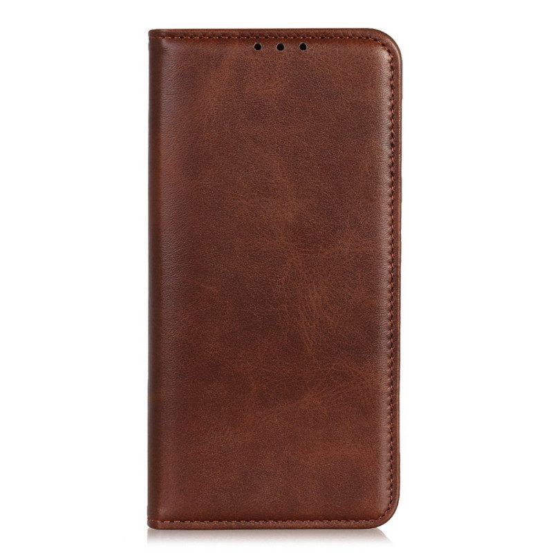 Schutzhülle Für Xiaomi Redmi Note 12 5G Flip Case Klassisches Spaltleder