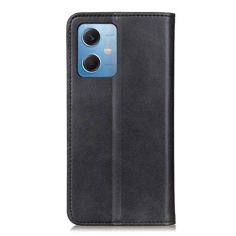 Schutzhülle Für Xiaomi Redmi Note 12 5G Flip Case Klassisches Spaltleder