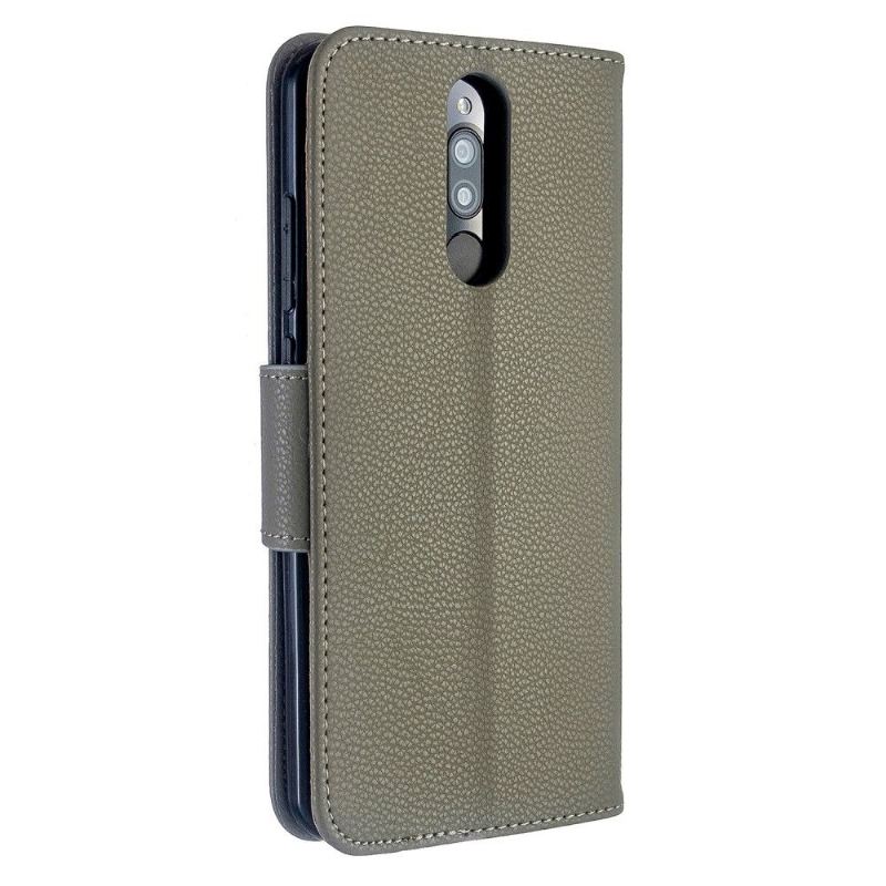 Case Für Xiaomi Redmi Note 8 Flip Case Folio In Genarbter Lederoptik