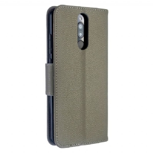 Case Für Xiaomi Redmi Note 8 Flip Case Folio In Genarbter Lederoptik