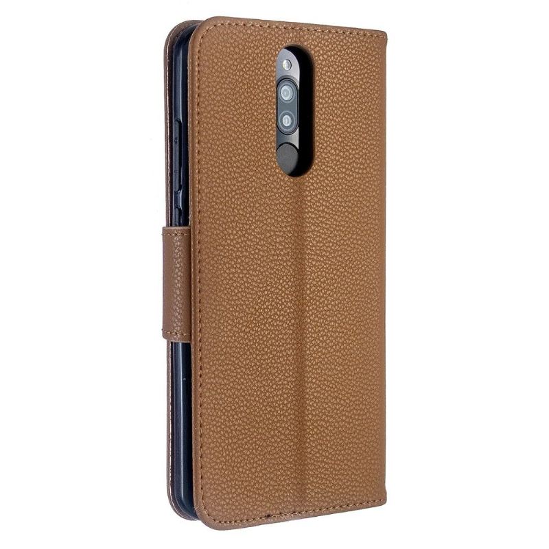 Case Für Xiaomi Redmi Note 8 Flip Case Folio In Genarbter Lederoptik