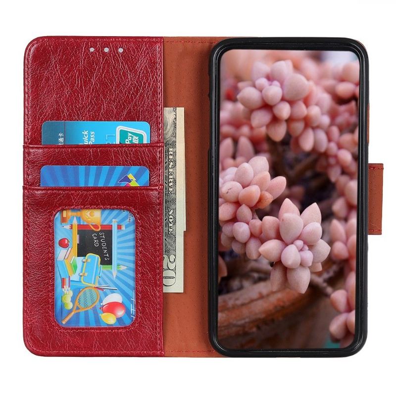 Flip Case Für Xiaomi Redmi Note 8 Retro-ledereffekt