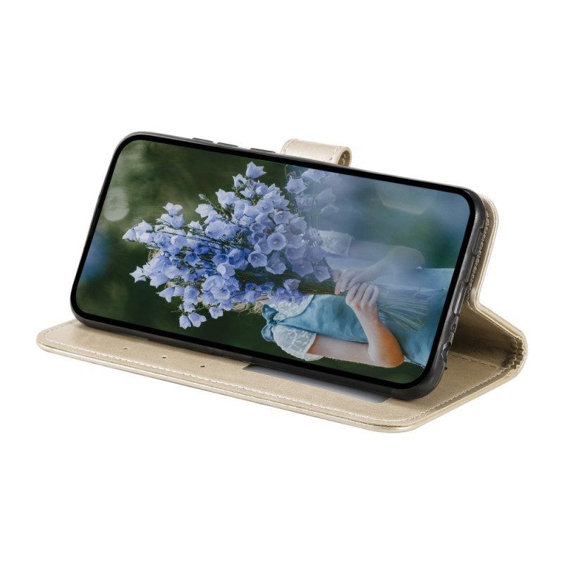 Lederhüllen Für Moto G73 5G Sonnenmandala