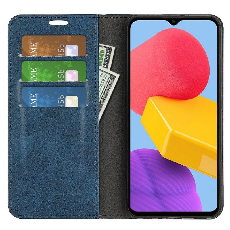 Case Für Samsung Galaxy M13 Standfunktion Aus Kunstleder