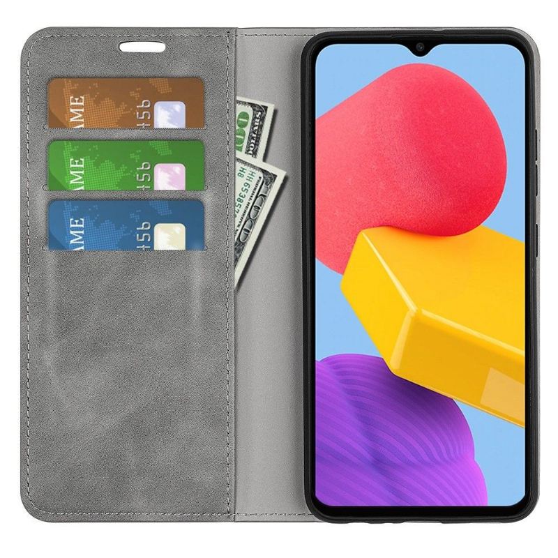 Case Für Samsung Galaxy M13 Standfunktion Aus Kunstleder