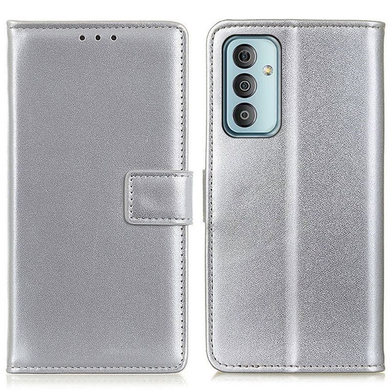 Flip Case Für Samsung Galaxy M13 Einfaches Kunstleder