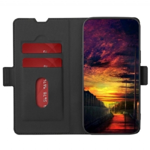 Flip Case Für Samsung Galaxy M13 Leder Im Victoria-stil