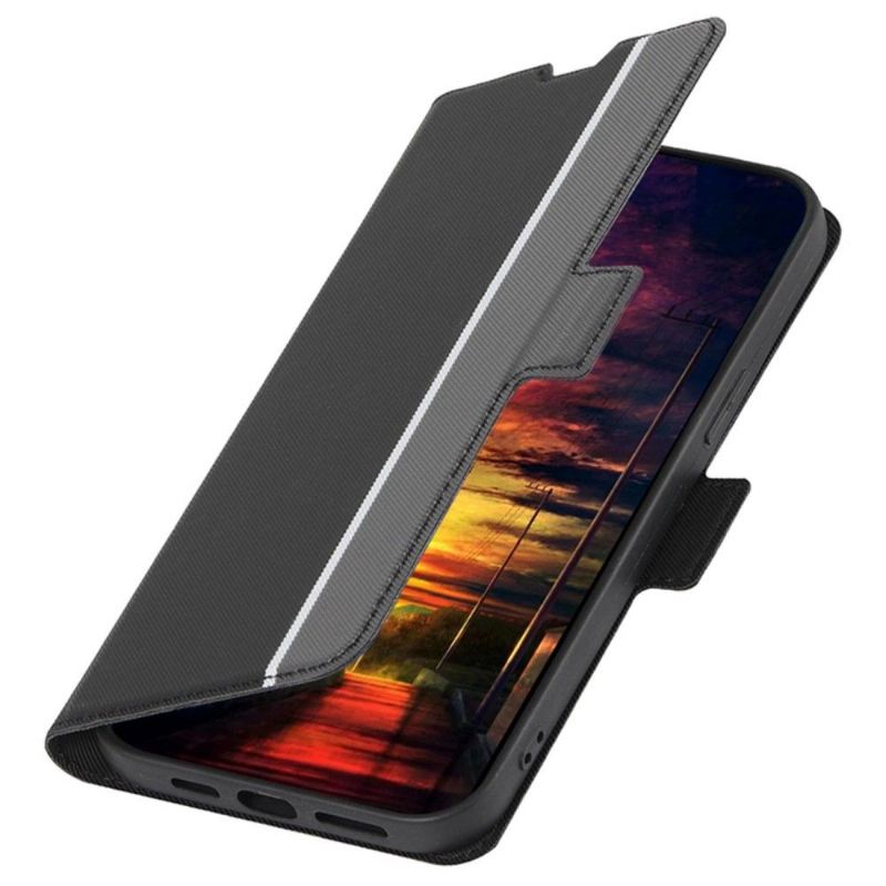 Flip Case Für Samsung Galaxy M13 Leder Im Victoria-stil