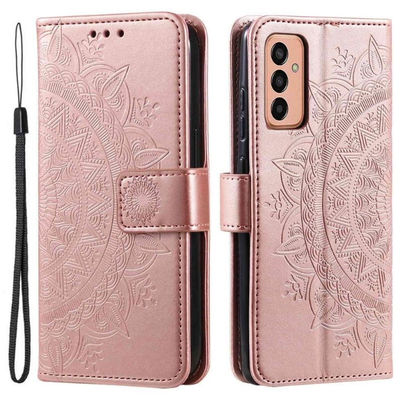 Flip Case Für Samsung Galaxy M13 Sonnen-mandala