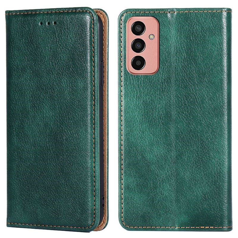 Handyhülle Für Samsung Galaxy M13 Flip Case Reines Kunstleder