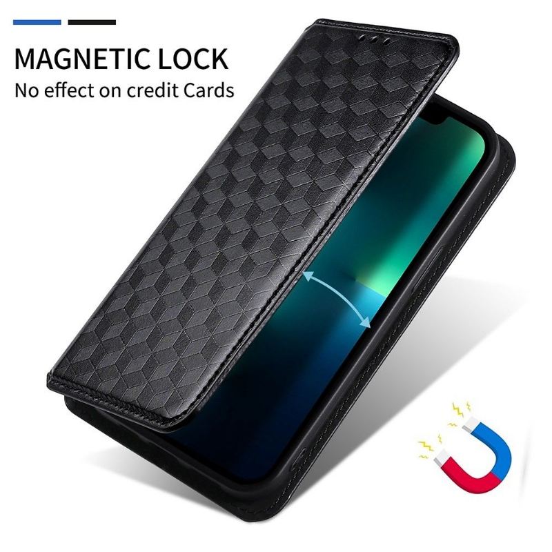 Lederhüllen Für Samsung Galaxy M13 Flip Case Designgeometrie