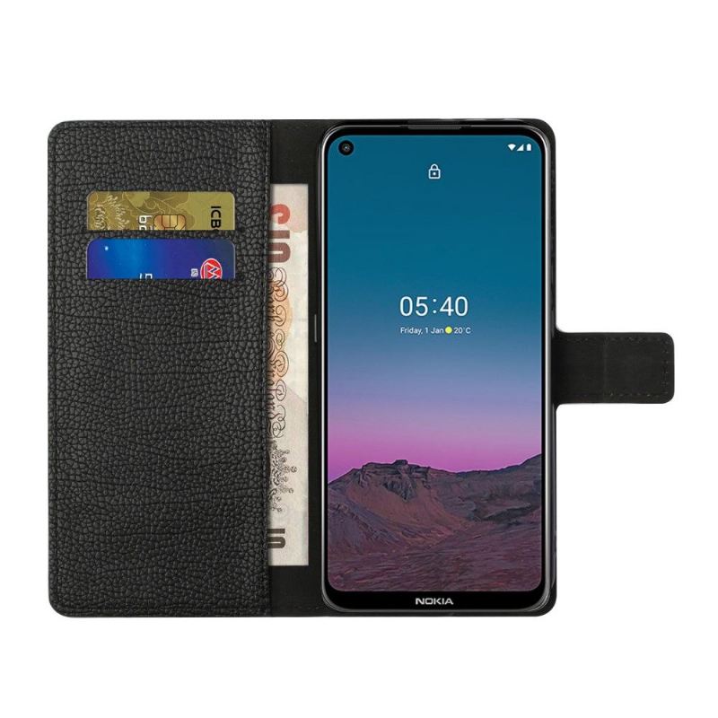 Flip Case Für Nokia 3.4 / Nokia 5.4 Lederoptik Mit Lychee-hauteffekt