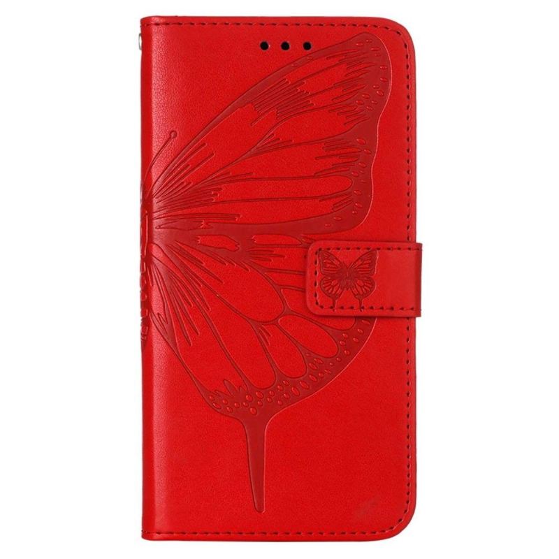 Flip Case Für Nokia 3.4 / Nokia 5.4 Schmetterlingsblumen-kartenhalter