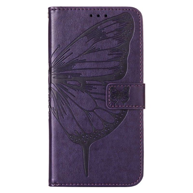 Flip Case Für Nokia 3.4 / Nokia 5.4 Schmetterlingsblumen-kartenhalter