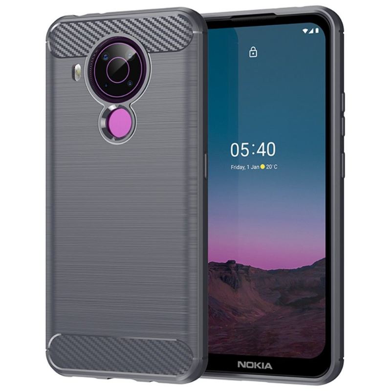 Handyhülle Für Nokia 3.4 / Nokia 5.4 Silikon Gebürsteter Effekt