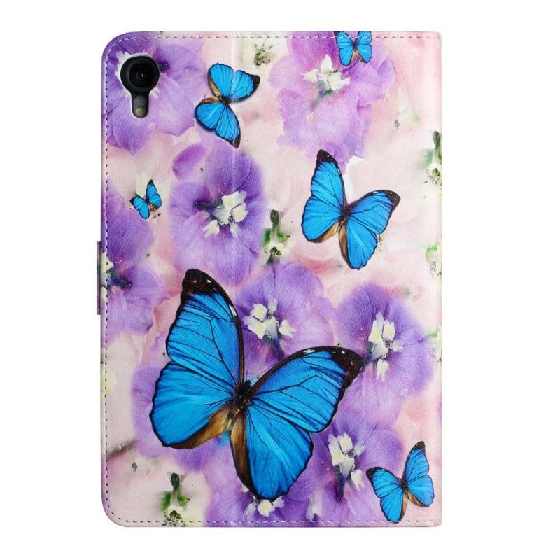 Cover iPad Mini 6 (2021) Blumen Und Schmetterlinge