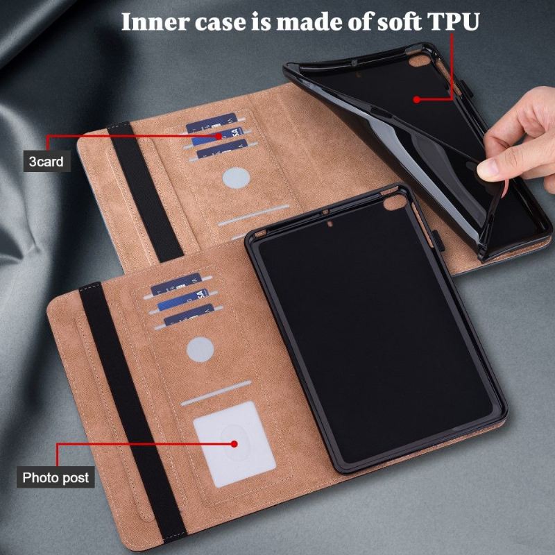 iPad Mini 6 (2021) Lines Leather Effect Cover