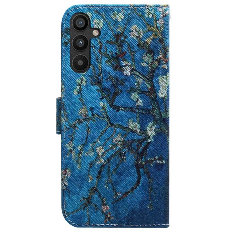 Flip Case Für Samsung Galaxy A54 5G Blühende Zweige