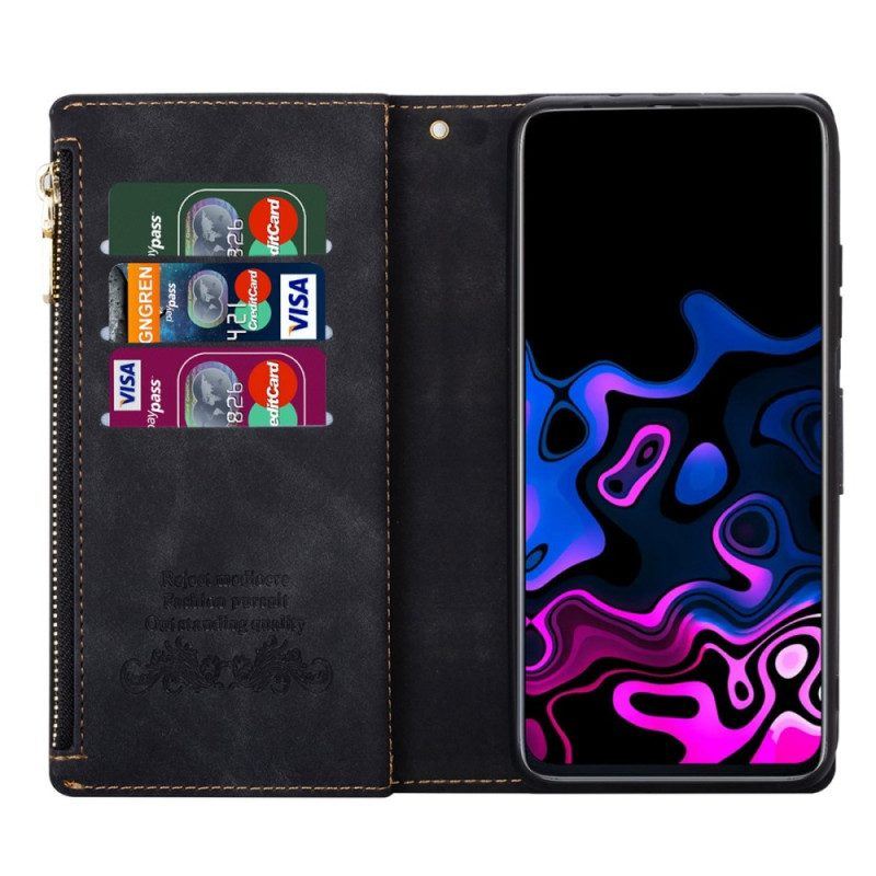 Flip Case Für Samsung Galaxy A54 5G Geldbörse Multifunktions-geldbörse