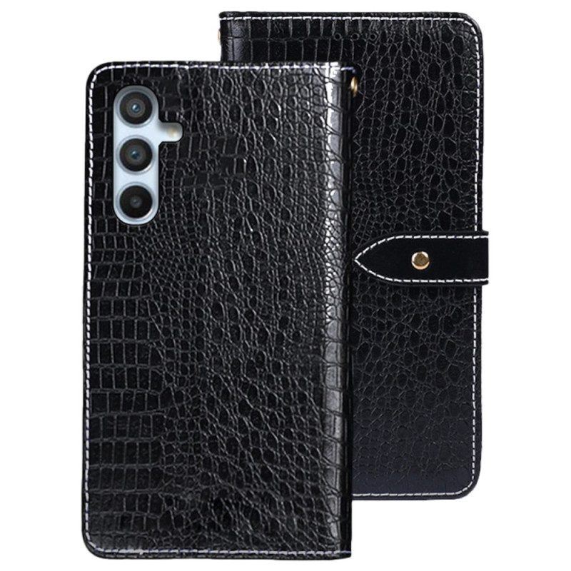 Flip Case Für Samsung Galaxy A54 5G Idewei Krokodil