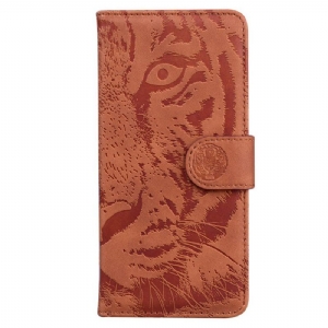 Flip Case Für Samsung Galaxy A54 5G Tiger