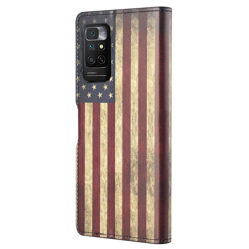 Flip Case Für Xiaomi Redmi Note 11 / 11S Amerikanische Flagge