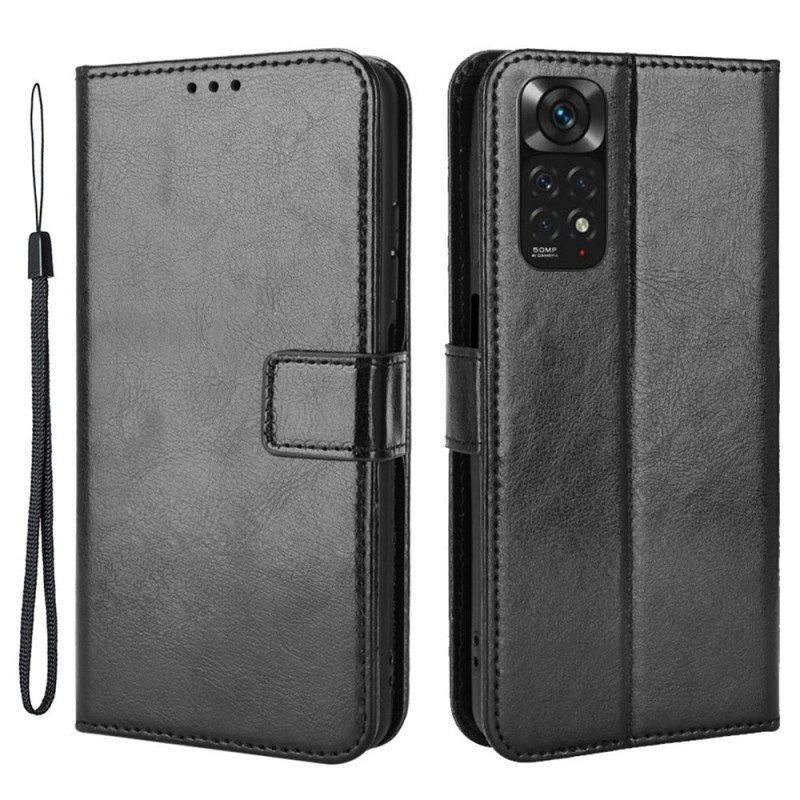 Flip Case Für Xiaomi Redmi Note 11 / 11S Auffälliges Kunstleder