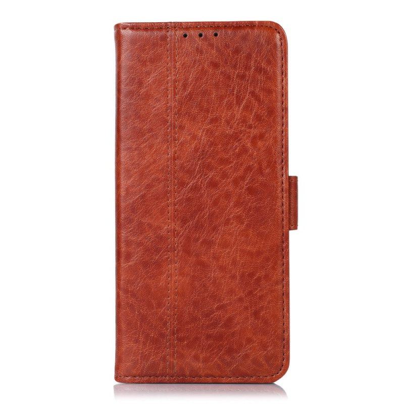 Flip Case Für Xiaomi Redmi Note 11 / 11S Dezente Nähte