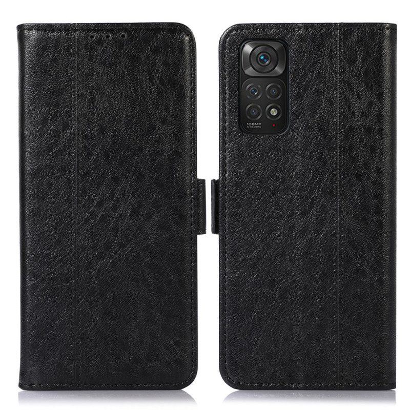 Flip Case Für Xiaomi Redmi Note 11 / 11S Dezente Nähte