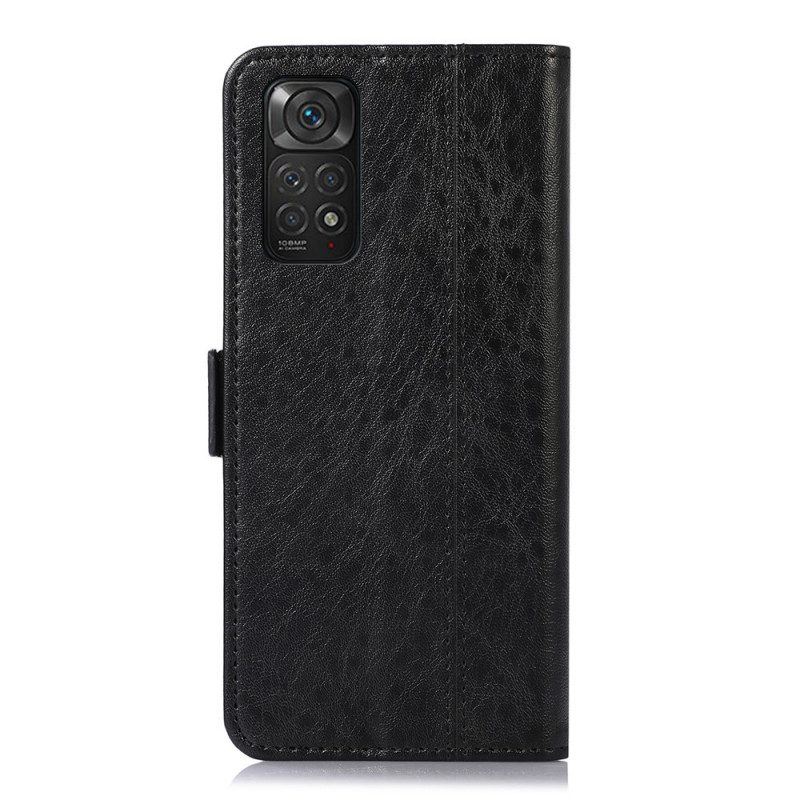 Flip Case Für Xiaomi Redmi Note 11 / 11S Dezente Nähte