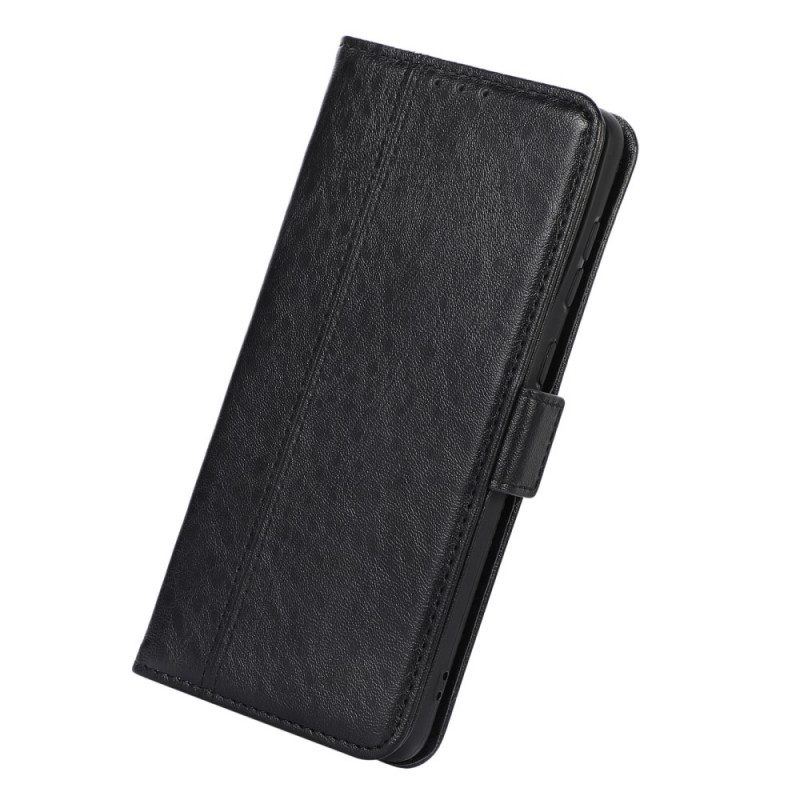 Flip Case Für Xiaomi Redmi Note 11 / 11S Dezente Nähte