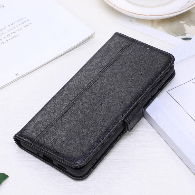 Flip Case Für Xiaomi Redmi Note 11 / 11S Dezente Nähte