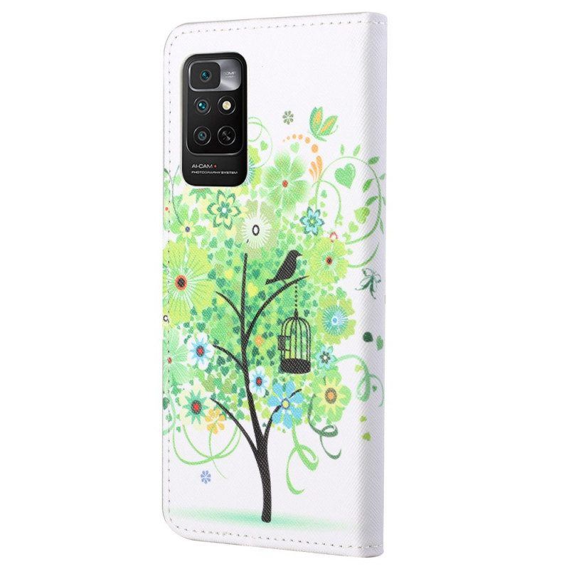 Flip Case Für Xiaomi Redmi Note 11 / 11S Grüner Baum