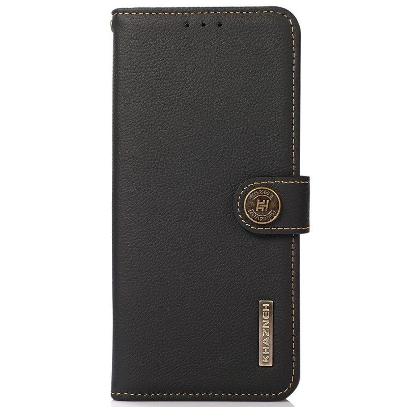 Flip Case Für Xiaomi Redmi Note 11 / 11S Khazneh Rfid-echtleder