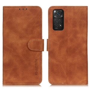 Flip Case Für Xiaomi Redmi Note 11 / 11S Khazneh Vintage-ledereffekt