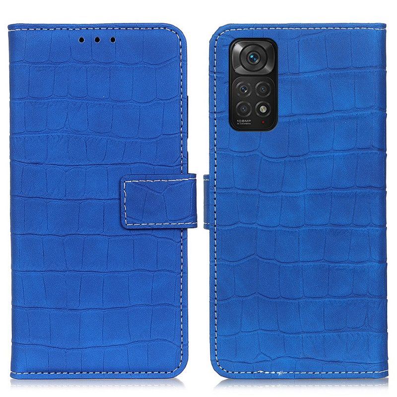 Flip Case Für Xiaomi Redmi Note 11 / 11S Krokodilkraft