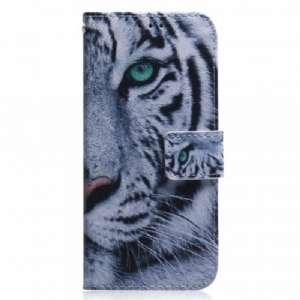 Flip Case Für Xiaomi Redmi Note 11 / 11S Tigergesicht