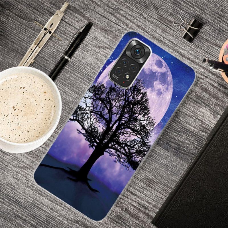 Handyhülle Für Xiaomi Redmi Note 11 / 11S Baum Und Mond