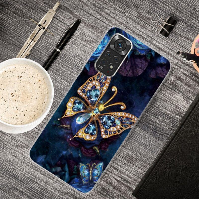 Handyhülle Für Xiaomi Redmi Note 11 / 11S Goldener Schmetterling