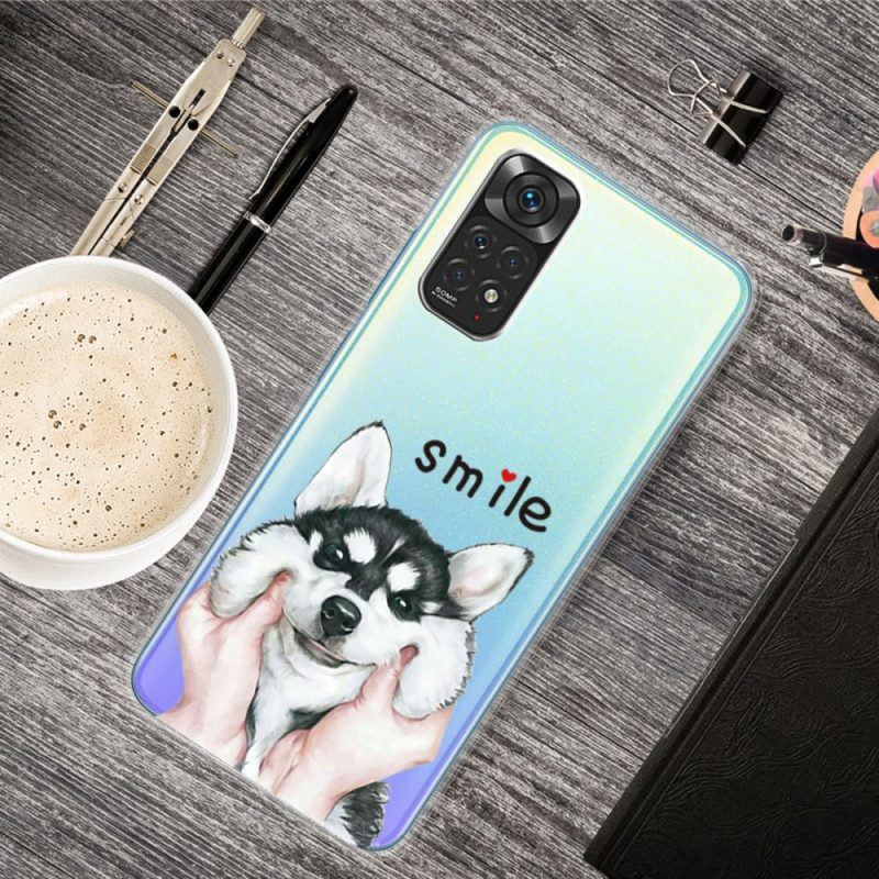 Handyhülle Für Xiaomi Redmi Note 11 / 11S Lächle Hund