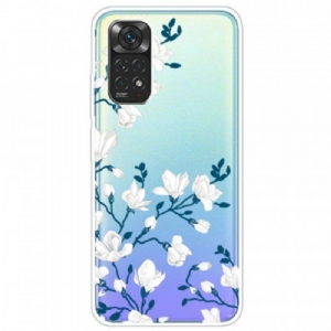 Handyhülle Für Xiaomi Redmi Note 11 / 11S Weiße Blumen