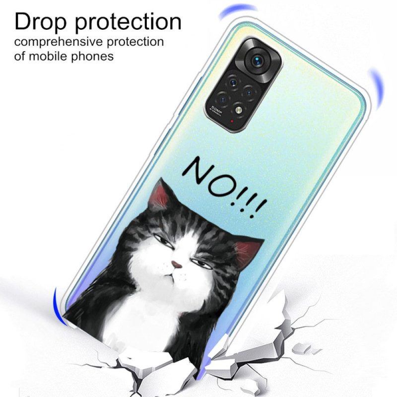 Hülle Für Xiaomi Redmi Note 11 / 11S Die Katze. Die Nein Sagt